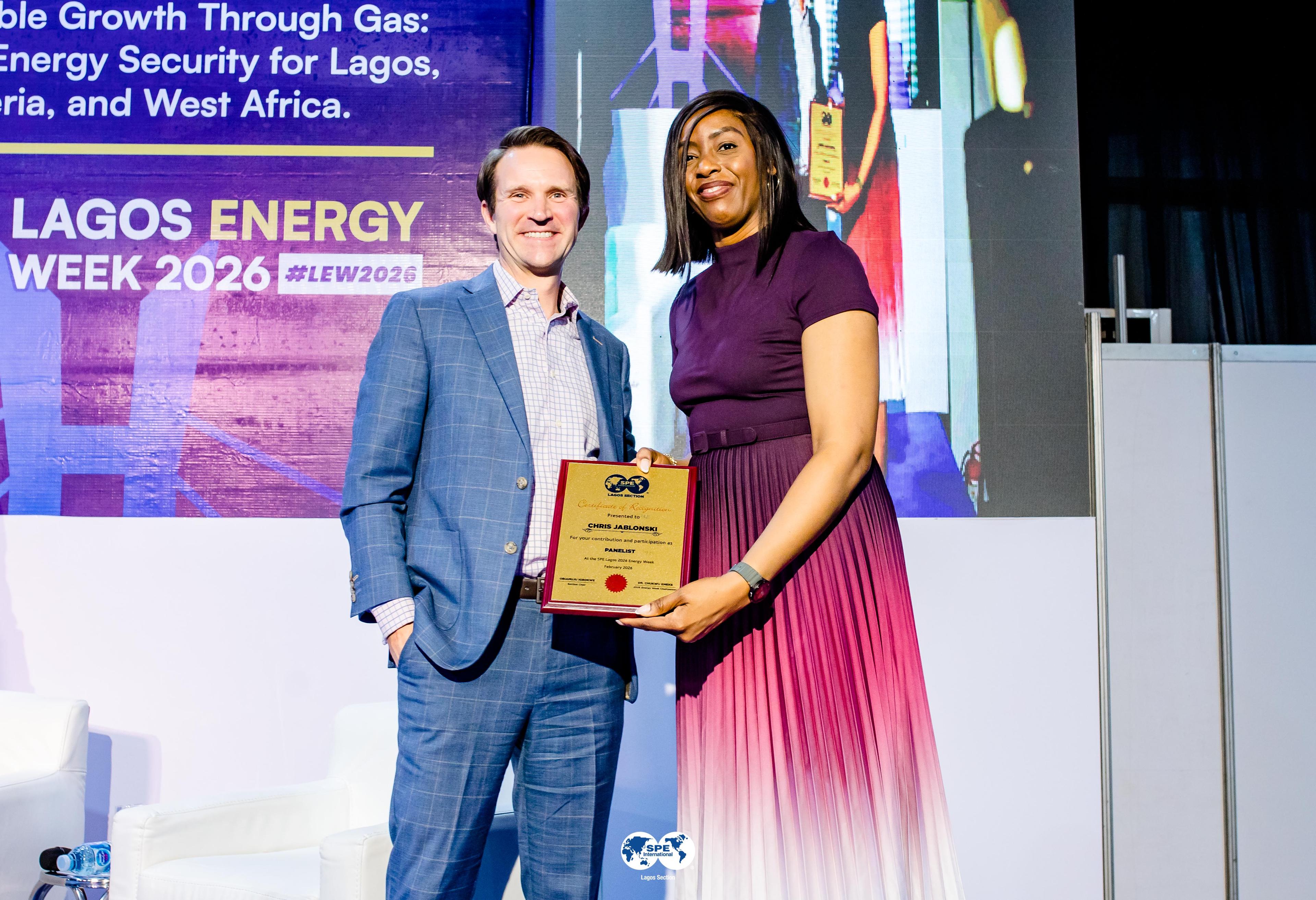 Speaker plaque presentation