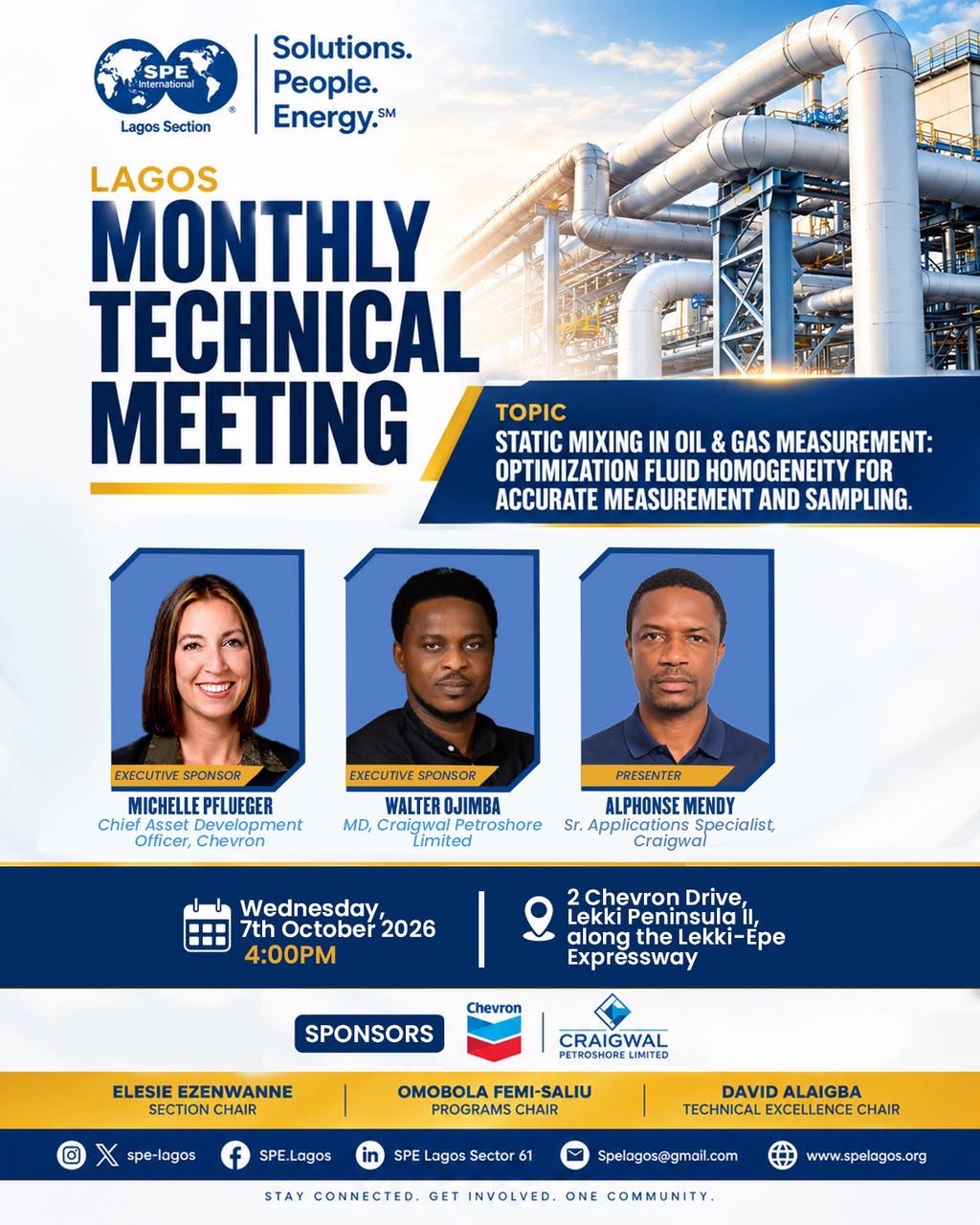 Flyer for October Monthly Technical Meeting